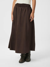 Indlæs billede til gallerivisning NEO NOIR Yara Poplin Skirt Chocolate