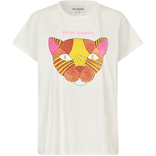 Indlæs billede til gallerivisning LOLLYS LAUNDRY Roma Cat Tee SS White
