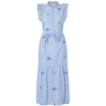 Indlæs billede til gallerivisning LOLLYS LAUNDRY Harriet Maxi Dress SL Light Blue
