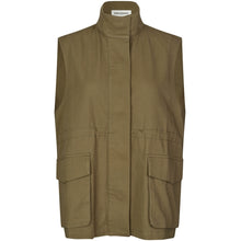 Indlæs billede til gallerivisning LOLLYS LAUNDRY Amill Vest Sl Dusty Green
