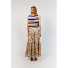 Indlæs billede til gallerivisning LOLLYS LAUNDRY Sunset Maxi Skirt 74 Flower Print
