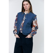Indlæs billede til gallerivisning LOLLYS AUNDRY Abbey Vest Sl Dark Blue
