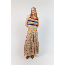 Indlæs billede til gallerivisning LOLLYS LAUNDRY Sunset Maxi Skirt 74 Flower Print
