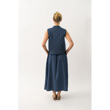 Indlæs billede til gallerivisning LOLLYS LAUNDRY Akanell Maxi Skirt Dark Blue
