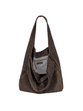 Indlæs billede til gallerivisning BECK SÖNDERGAARD Suede Dalliea Bag Hot Fudge Brown
