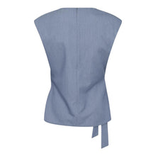 Indlæs billede til gallerivisning CO' COUTURE Tenny Pleat Top Denim Blue
