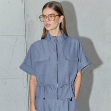 Indlæs billede til gallerivisning CO' COUTURE Elly Vest Dusty Blue
