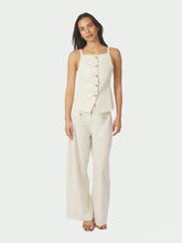 Indlæs billede til gallerivisning NEO NOIR Kylie Structure Waistcoat Off White
