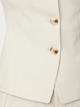 Indlæs billede til gallerivisning NEO NOIR Kylie Structure Waistcoat Off White
