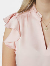 Indlæs billede til gallerivisning NEO NOIR Stella Heavy Sateen Blouse Light Pink

