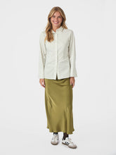Indlæs billede til gallerivisning NEO NOIR Caroli Stripe Shirt Dusty Green
