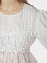 Indlæs billede til gallerivisning NEO NOIR Kiril S Voile Blouse White
