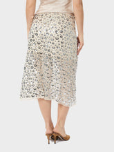 Indlæs billede til gallerivisning NEO NOIR Gilla Flower Sequins Skirt Creme
