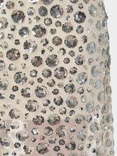 Indlæs billede til gallerivisning NEO NOIR Gilla Flower Sequins Skirt Creme
