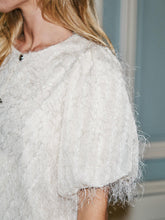 Indlæs billede til gallerivisning NEO NOIR Aisa Frilly Blouse Creme
