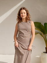 Indlæs billede til gallerivisning NEO NOIR Saxton Check Dress Brown
