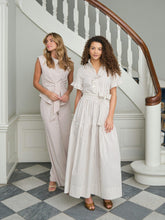 Indlæs billede til gallerivisning NEO NOIR Nellie Wide Stripe Dress Ivory
