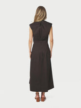 Indlæs billede til gallerivisning NEO NOIR Irena Poplin Dress Chocolate
