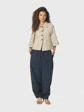 Indlæs billede til gallerivisning NEO NOIR Prina C Poplin Pant Navy
