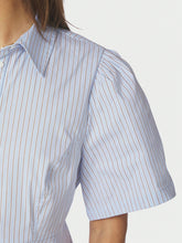 Indlæs billede til gallerivisning NEO NOIR Janelle Stripe Shirt Blue/Brown
