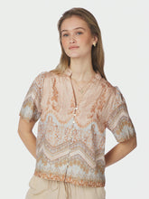 Indlæs billede til gallerivisning NEO NOIR Torana Flower Blouse Flower Peach
