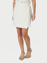 Indlæs billede til gallerivisning NEO NOIR Petrani Summer Stripe Skirt Taupe Stripe
