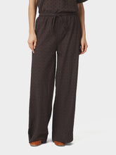 Indlæs billede til gallerivisning NEO NOIR Emmey Emb Pants Dark Brown
