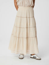 Indlæs billede til gallerivisning NEO NOIR Felicia Voile Skirt Ivory
