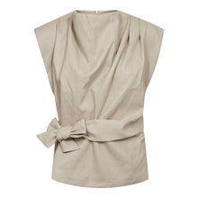 Indlæs billede til gallerivisning CO' COUTURE Gitt Pleat Top Bone
