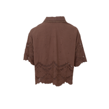 Indlæs billede til gallerivisning BlACK COLOUR Bcagneta Lace Blouse Espresso
