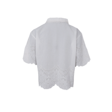 Indlæs billede til gallerivisning BLACK COLOUR Bcagneta Lace Blouse Off White
