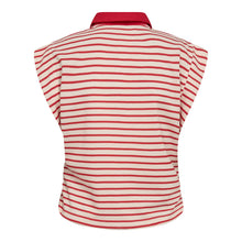 Indlæs billede til gallerivisning CO' COUTURE Norma Stripe Polo Top Flame

