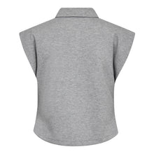 Indlæs billede til gallerivisning CO' COUTURE Sida Polo Top Grey Melange
