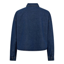 Indlæs billede til gallerivisning CO' COUTURE Kimmy Denim Shirt Dark Denim
