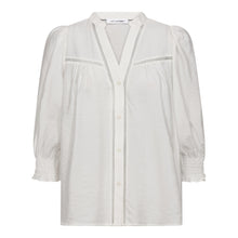 Indlæs billede til gallerivisning CO' COUTURE Callum Lace Puff V-Shirt White
