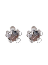 Indlæs billede til gallerivisning BLACK COLOUR Bcjelline Button Covers 2 Pcs Silver
