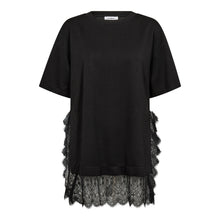 Indlæs billede til gallerivisning CO' COUTURE Larson Mix Lace Tee Sort
