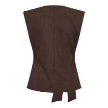 Indlæs billede til gallerivisning CO' COUTURE LunaCC Pleat Top Dark Brown

