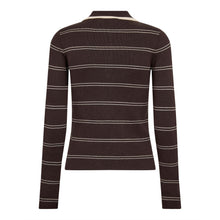 Indlæs billede til gallerivisning CO' COUTURE Lue Polo Knit Dark Brown
