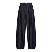 Indlæs billede til gallerivisning CO' COUTURE Terry Barrel Pant Navy Denim
