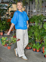 Indlæs billede til gallerivisning BLACK COLOUR Bcbjoerk Patent Knit Cardigan Sky Blue
