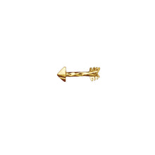 Indlæs billede til gallerivisning MAANESTEN Sagitta Single Earstick (guld/sølv)
