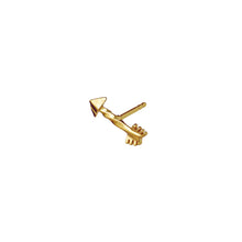 Indlæs billede til gallerivisning MAANESTEN Sagitta Single Earstick (guld/sølv)
