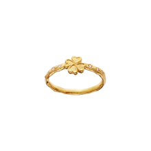 Indlæs billede til gallerivisning MAANESTEN Clover Ring (guld/sølv)
