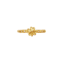 Indlæs billede til gallerivisning MAANESTEN Clover Ring (guld/sølv)
