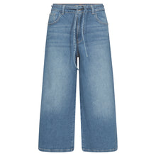 Indlæs billede til gallerivisning MOS MOSH Culotte Zack Jeans Capri Blue
