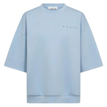 Indlæs billede til gallerivisning HAUTE L'AMITIE Maxi Split Logo Sweat Blue
