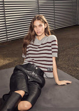 Indlæs billede til gallerivisning HAUTE L'AMITIÉ Leather Bermuda Shorts Black
