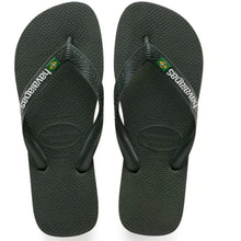 Indlæs billede til gallerivisning HAVAIANAS Brasil Logo Green Olive

