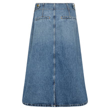 Indlæs billede til gallerivisning MOS MOSH Leala Denim Skirt Mid Blue
